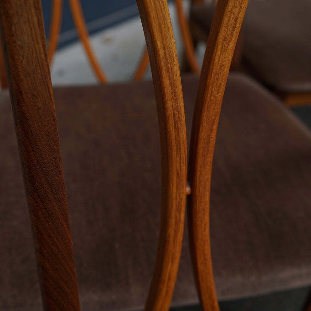 Furniture Midcentury G Plan Fresco X Back Dining Chairs X6 (2 Carver Chairs) photo
