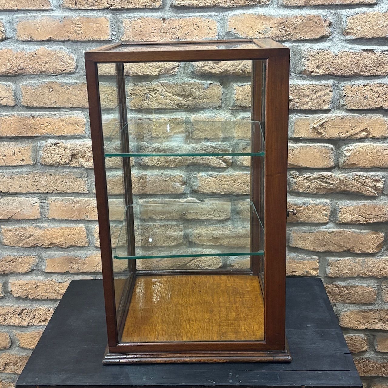Mahogany Countertop Display Cabinet By J.C. King Ltd, London photo for sale