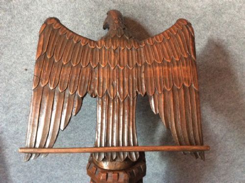 19th Century Carved Eagle Lectern photo Art