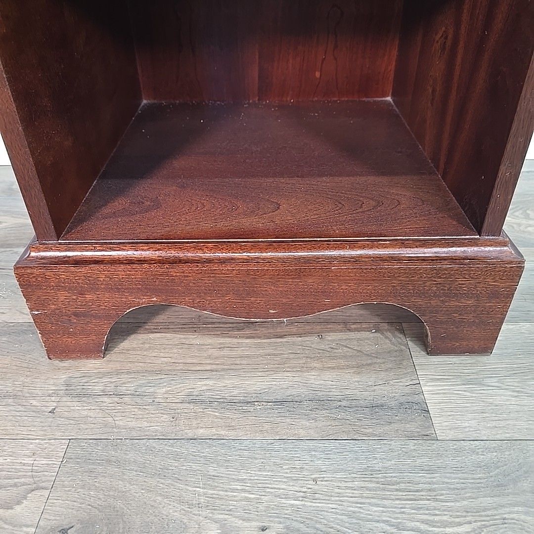 Single Antique Georgian Style Bedside Cabinet Cupboard Table Night Stand Drawer photo 110.0