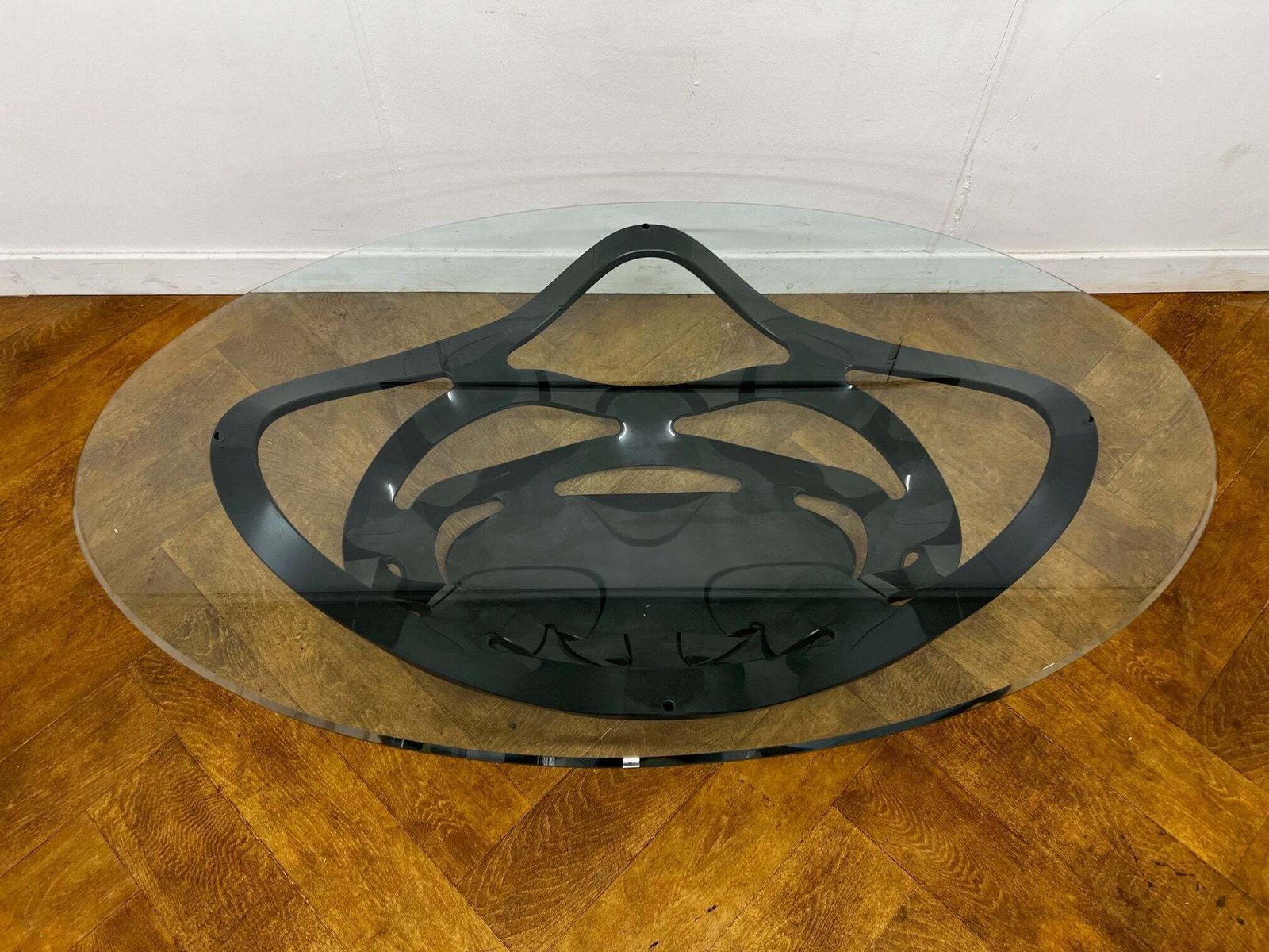 Reflex Angelo Neolitico 40 Vetro Murano Glass Elliptical Coffee Table photo Furniture