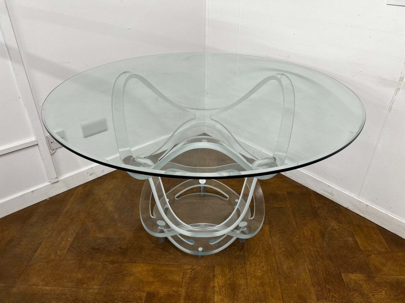 Reflex Angelo Neolitico 72 Vetro Murano Glass Circular Diningtable. photo furniture