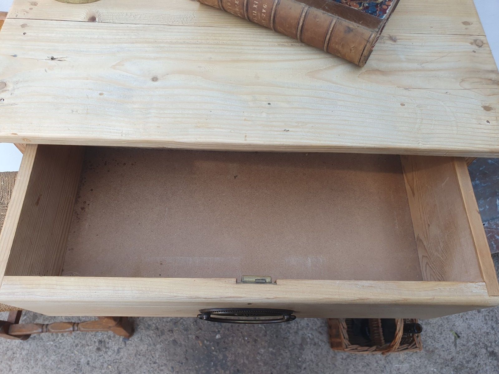Tall Rustic Pine Chest Of Drawers photo vinterior