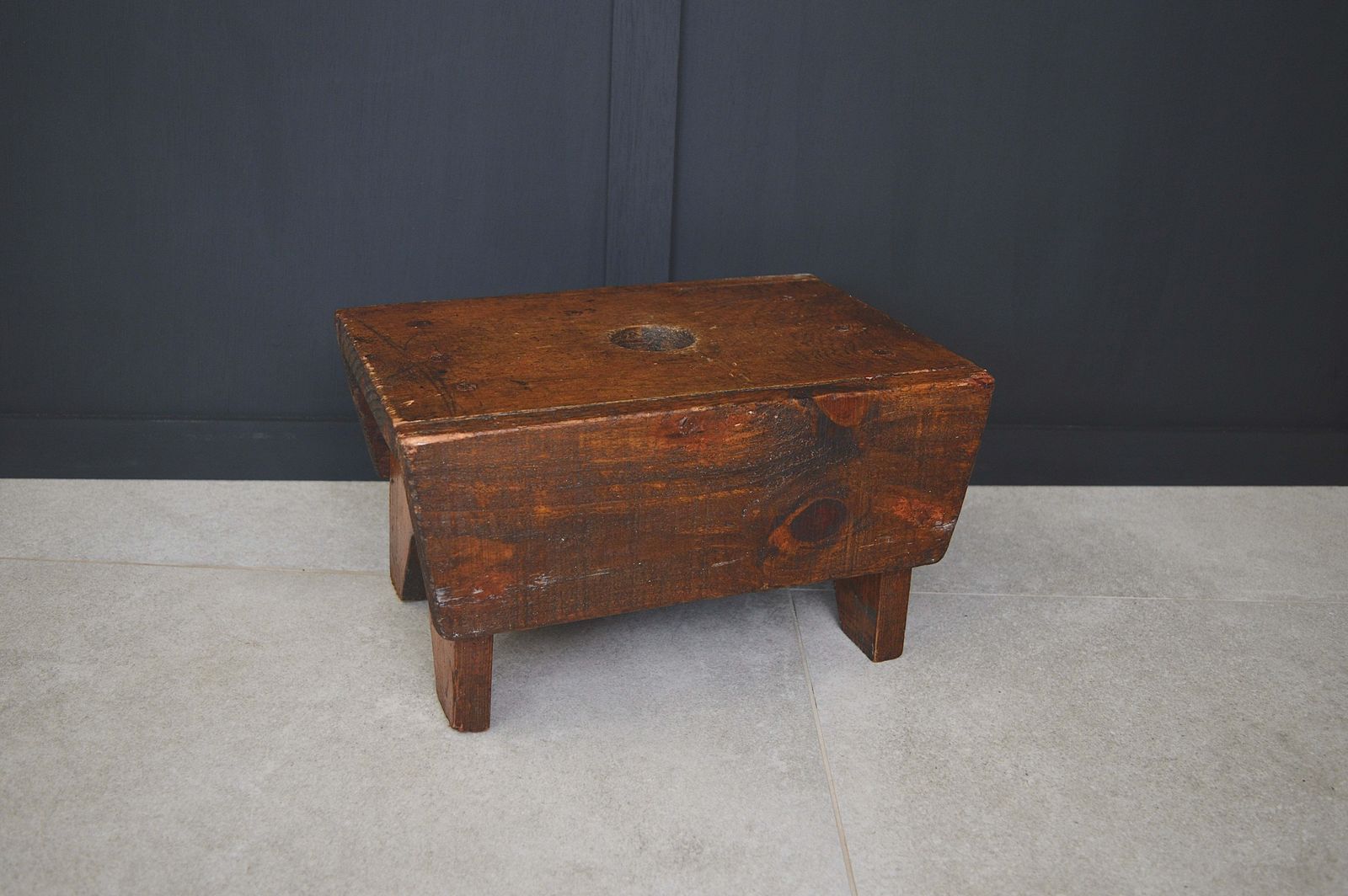 19th Century Scottish Vernacular “Creepie” Stool photo furniture