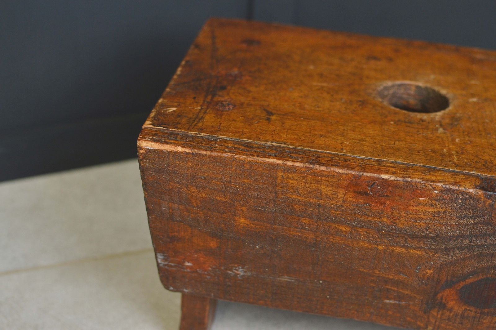 photo furniture 19th Century Scottish Vernacular “Creepie” Stool