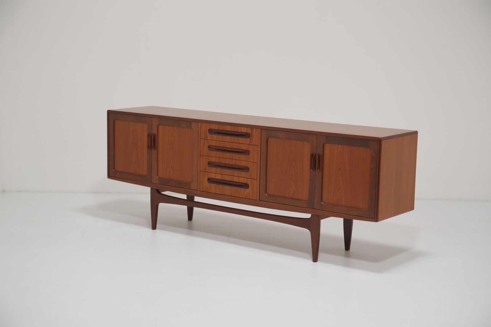 photo buy G Plan Long Teak Sideboard Model ‘Fresco’ By Victor Bramwell Wilkins, 1960s