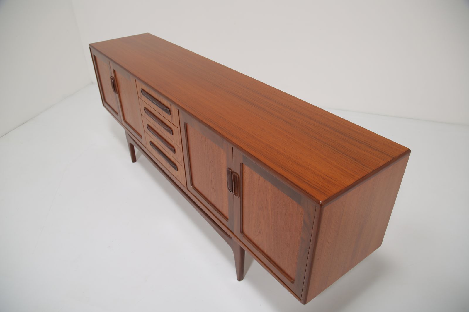 1695.0 G Plan Long Teak Sideboard Model ‘Fresco’ By Victor Bramwell Wilkins, 1960s photo