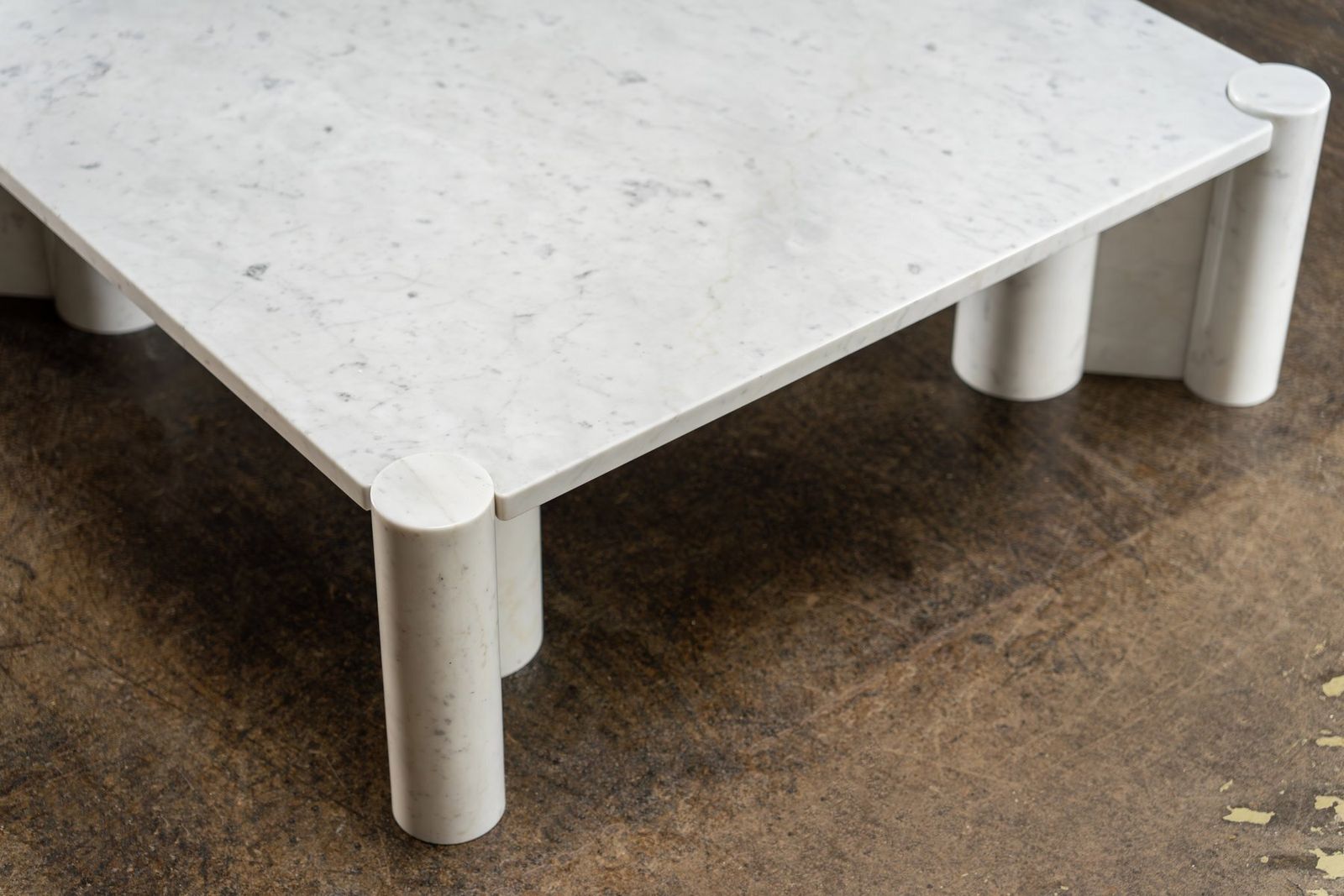 photo vinterior Jumbo Coffee Table In Marble By Gae Aulenti For Knoll Inc. / Knoll International, Italy, 1960s