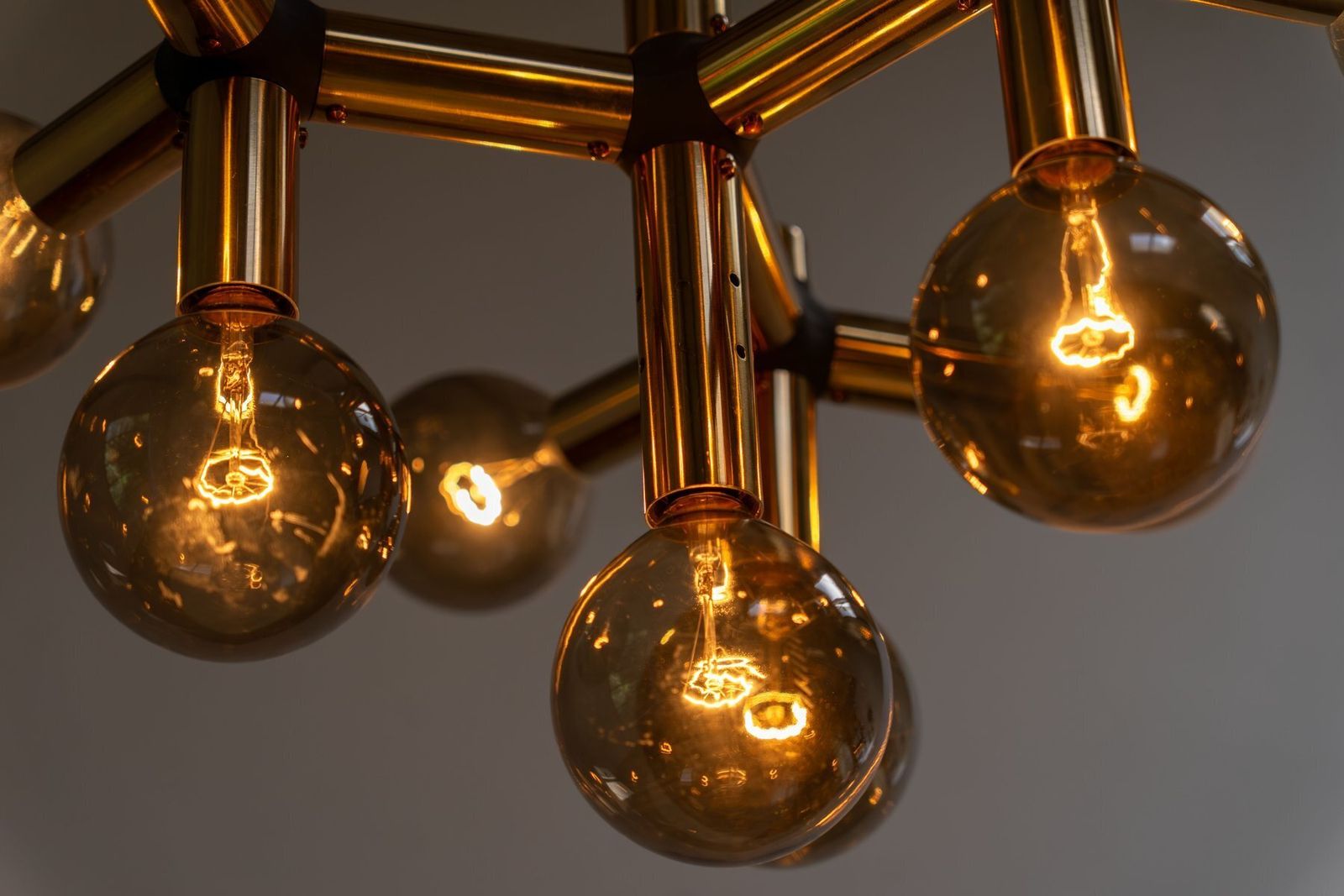 Lighting Atomic Chandelier By Trix & Robert Haussmann For Swiss Lamp International, 1960s photo