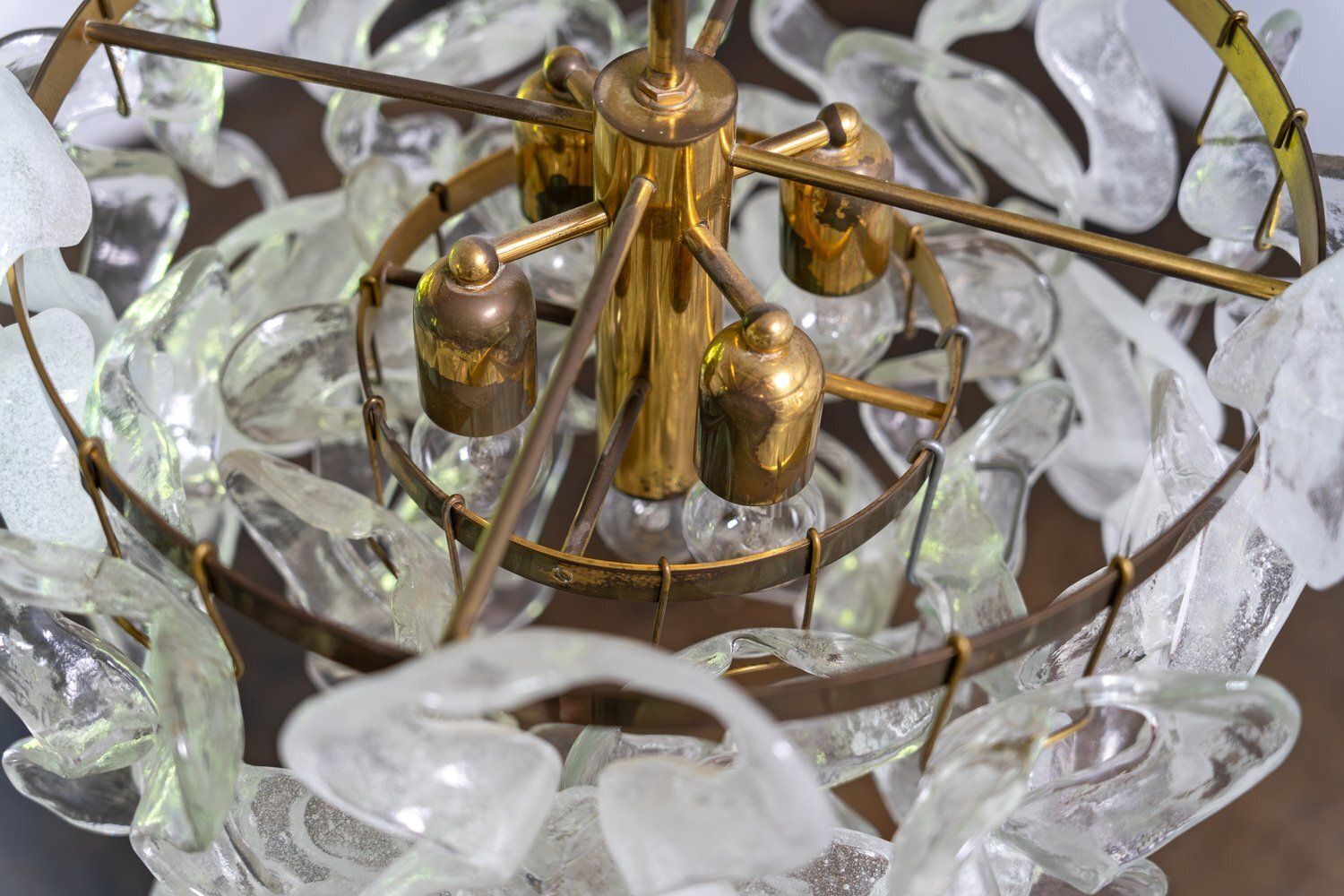 Mid Century Catena Pendant By Carlo Nason For Kalmar Leuchten, 1960s photo for sale