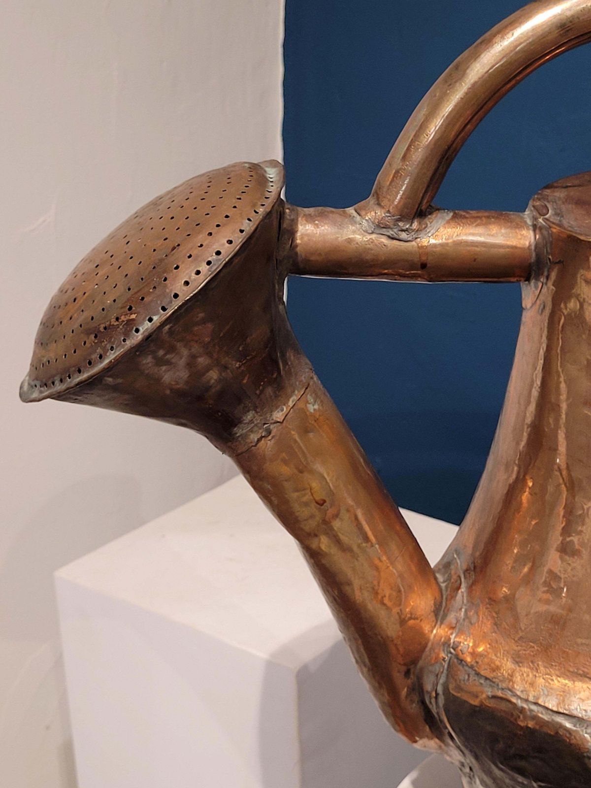Late 18th Century French Copper Watering Can. photo vintage