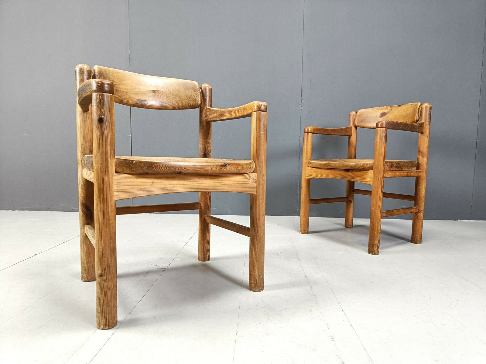 photo for sale Rainer Daumiller Pine Wood Dining Chairs For Hirtshals Savvaerk   Set Of 6   1970s