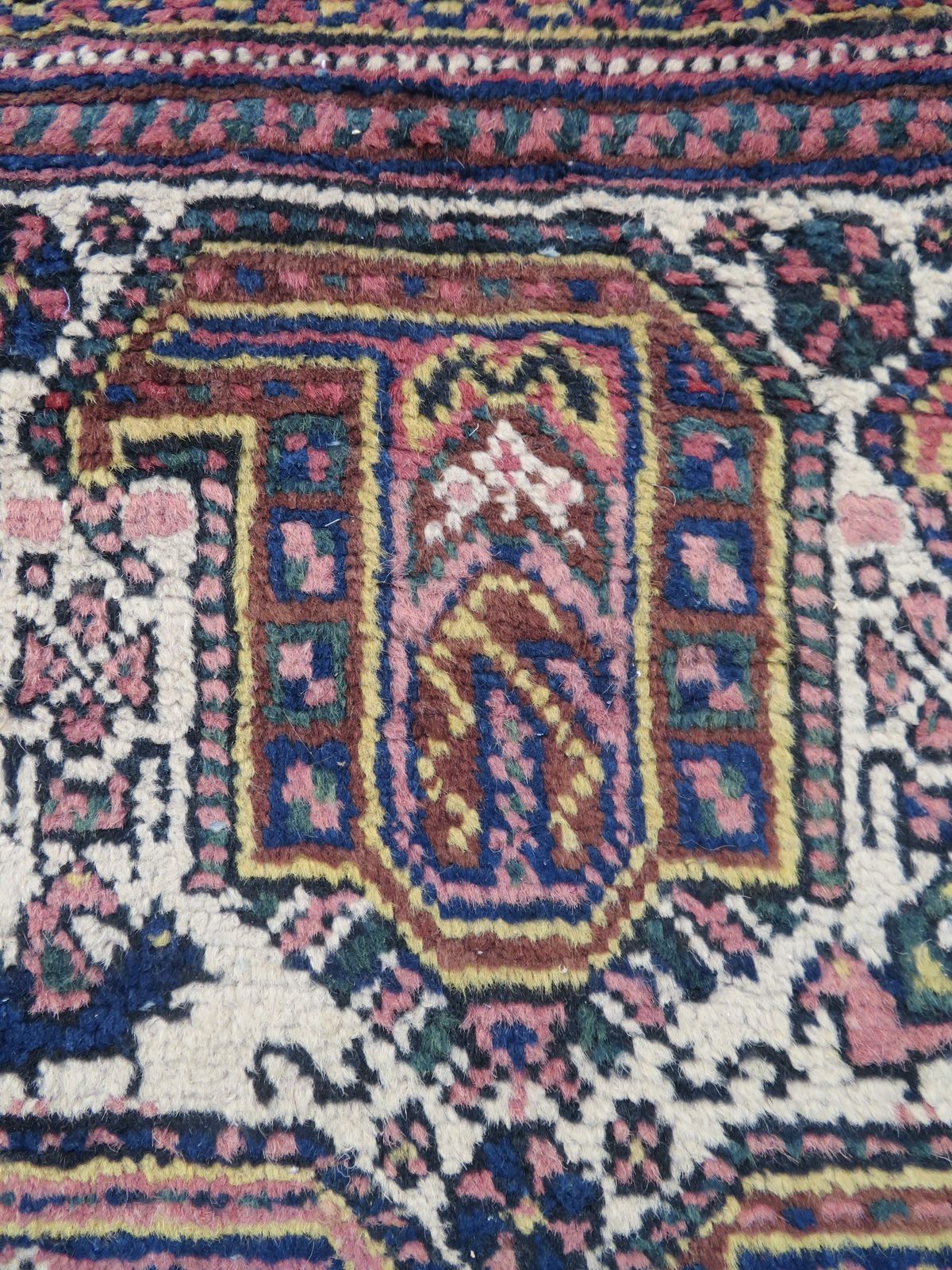 Textiles Antique Afshari Rug. 196cm X 136cm. photo