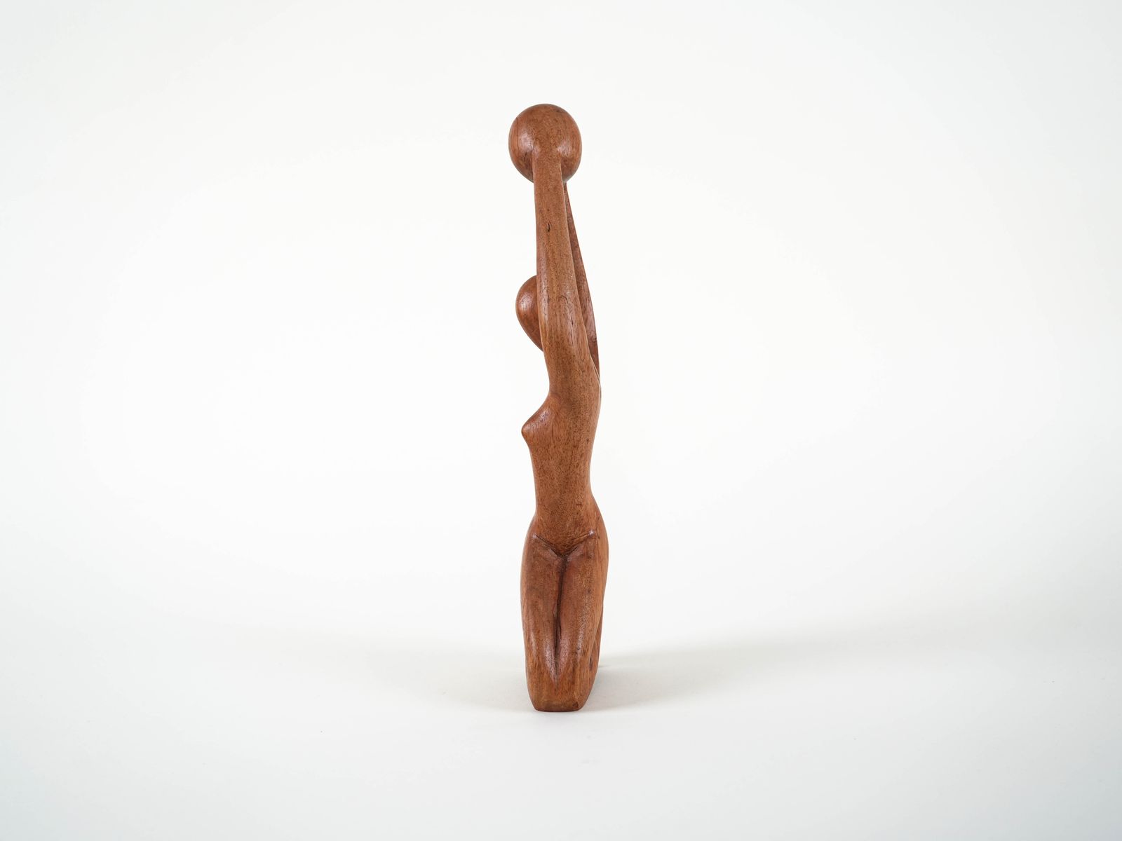 Teak Sculpture Woman, Danish Design, 1970s, Made In Denmark photo buy