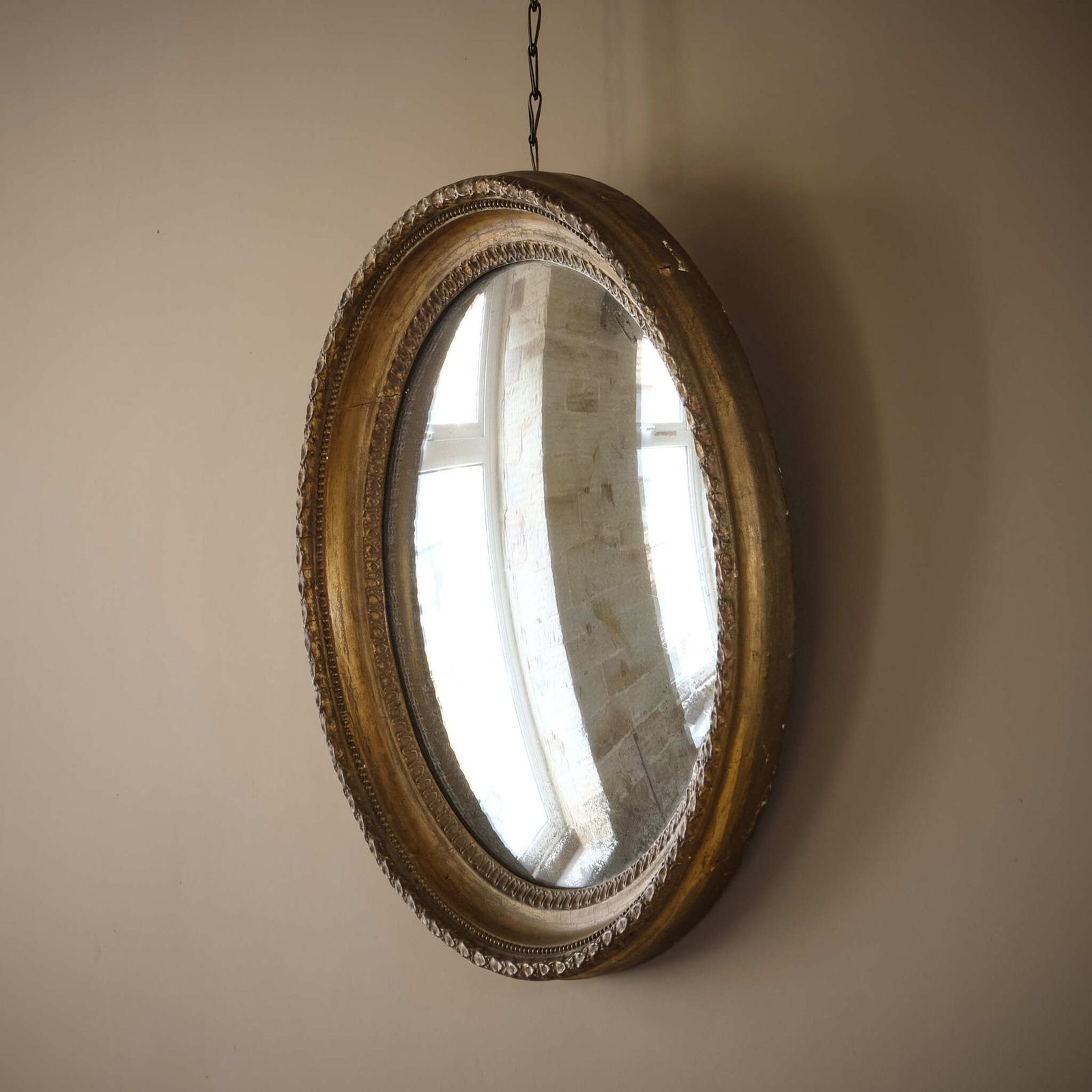 Small Regency Convex Mirror C1820 photo furniture