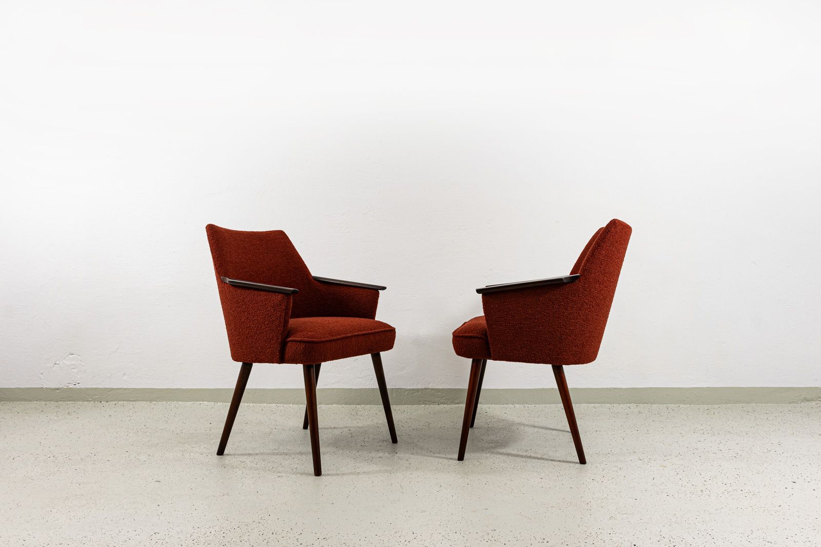 Mid Century Armchairs, Poland, 1960’s, Set Of 2 photo vintage