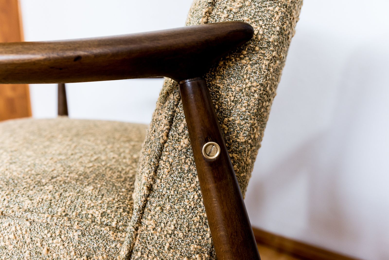 1750.0 Mid Century Armchairs, Gfm 87 By Juliusz Kędziorek In Kvadrat, Poland, 1960's, Set Of 2 photo