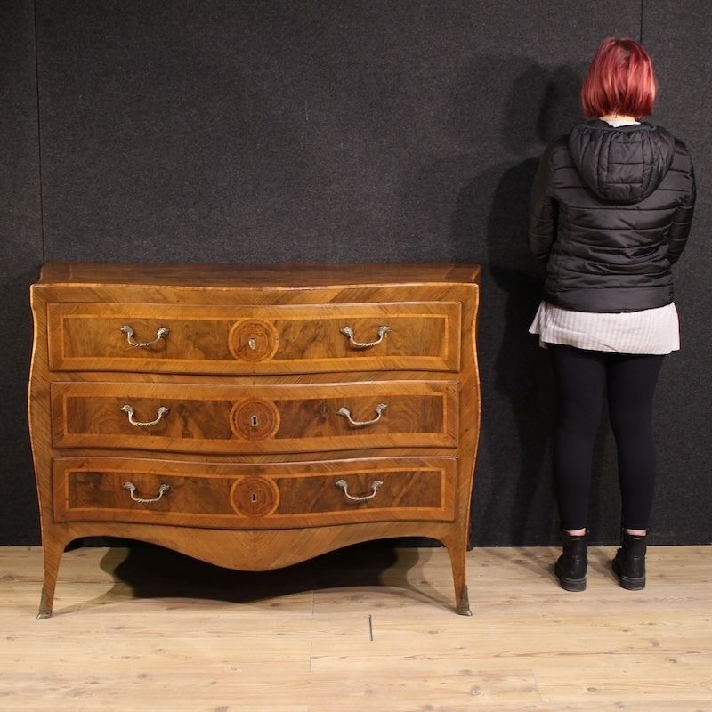 Commode napolitaine Louis XV d'époque XVIIIe siècle photo furniture