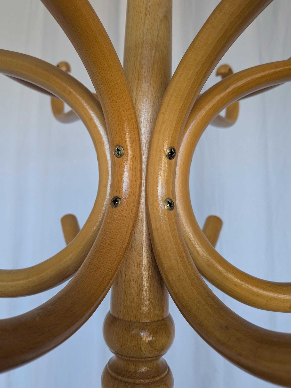 photo for sale Vintage Bentwood Coat Stand In Thonet Style, Mid Century Coat Rack