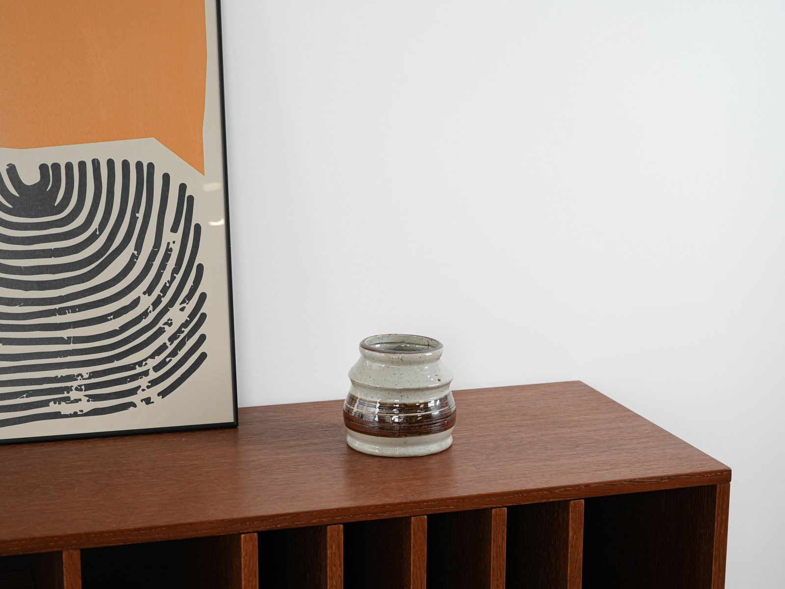 Grijze Keramische Vaas, Deens Design, Jaren 1960, Made In Denmark photo furniture