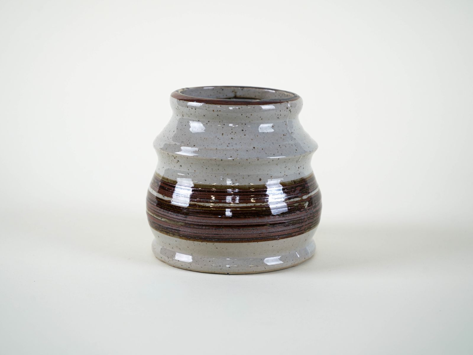 Grijze Keramische Vaas, Deens Design, Jaren 1960, Made In Denmark photo Woonaccessoires