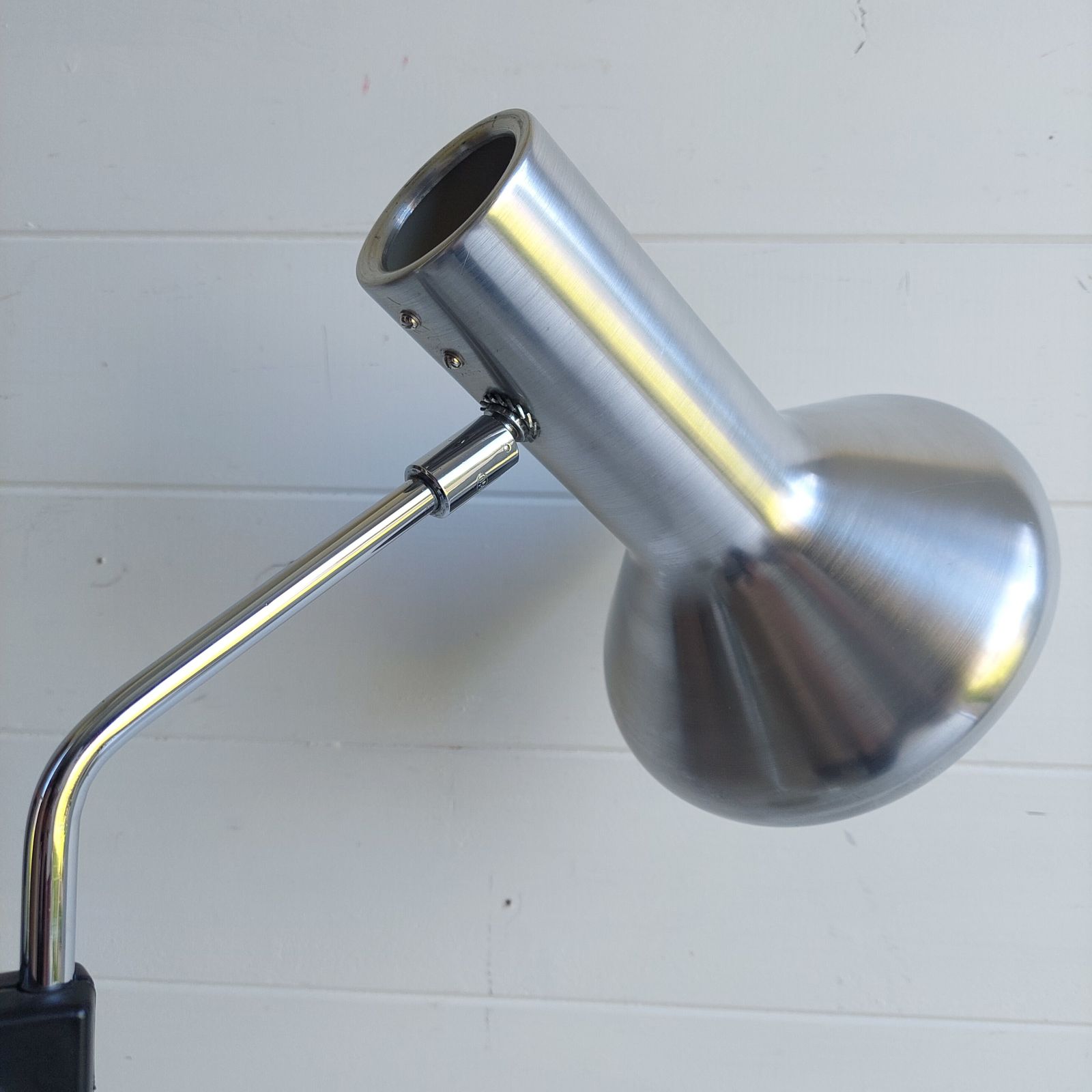 photo furniture Mid Century Danish  Adjustable Floor Lamp Fog & Mørup Chrome & Aluminium Spotlight 60s
