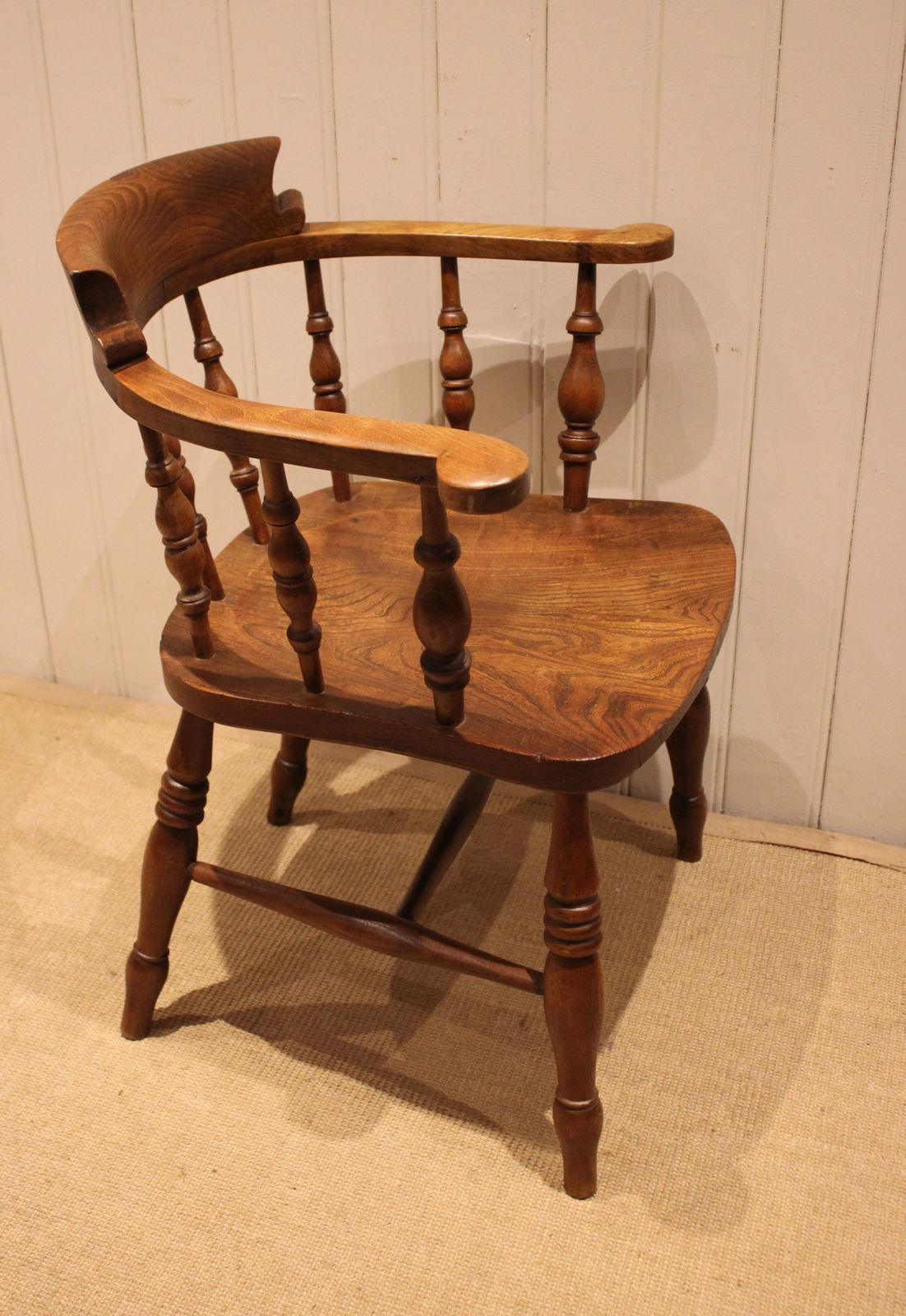 photo furniture Late 19th Century Smokers Bow Armchair