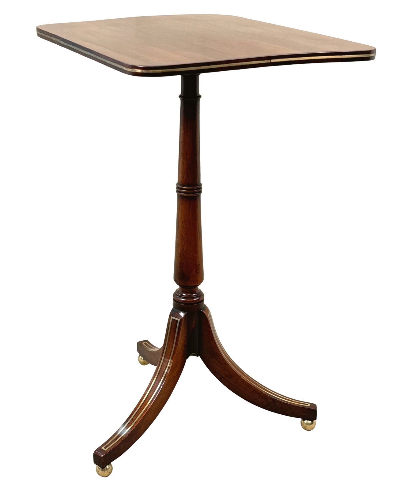 Table d'appoint Regency en palissandre et laiton fileté, XIXe siècle (Angleterre, vers 1820) photo for sale