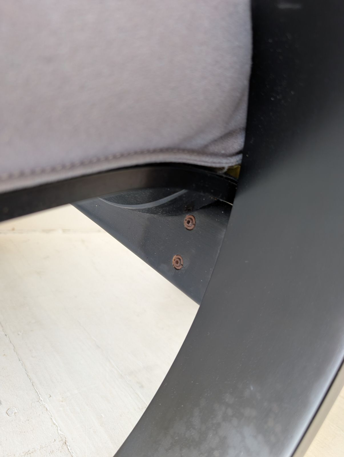 Vintage Italian Carlo Berruti For Danber Lacquered Bent Ply Lounge Chair 1970s / 80s  2 Available photo 1080.0