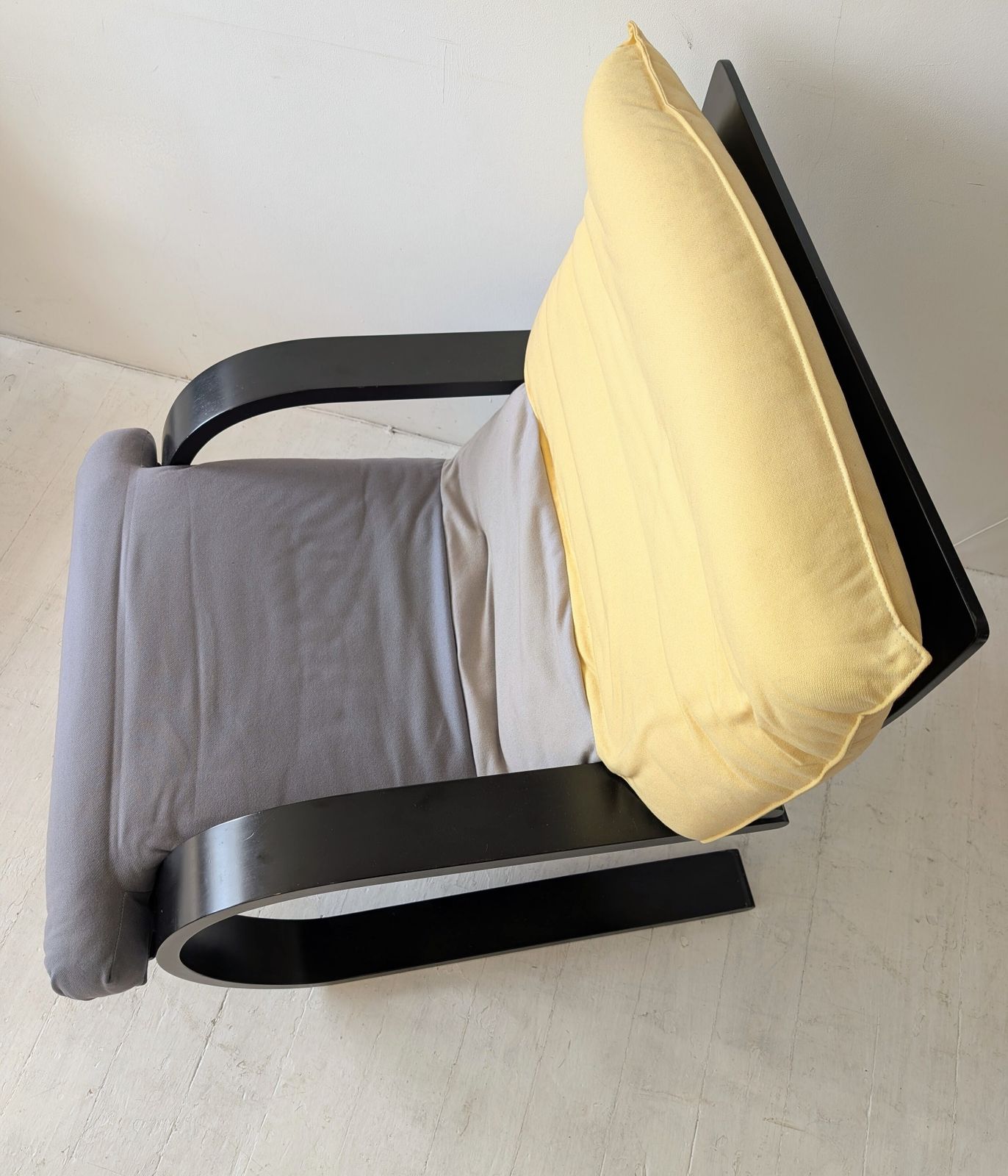 photo for sale Vintage Italian Carlo Berruti For Danber Lacquered Bent Ply Lounge Chair 1970s / 80s  2 Available