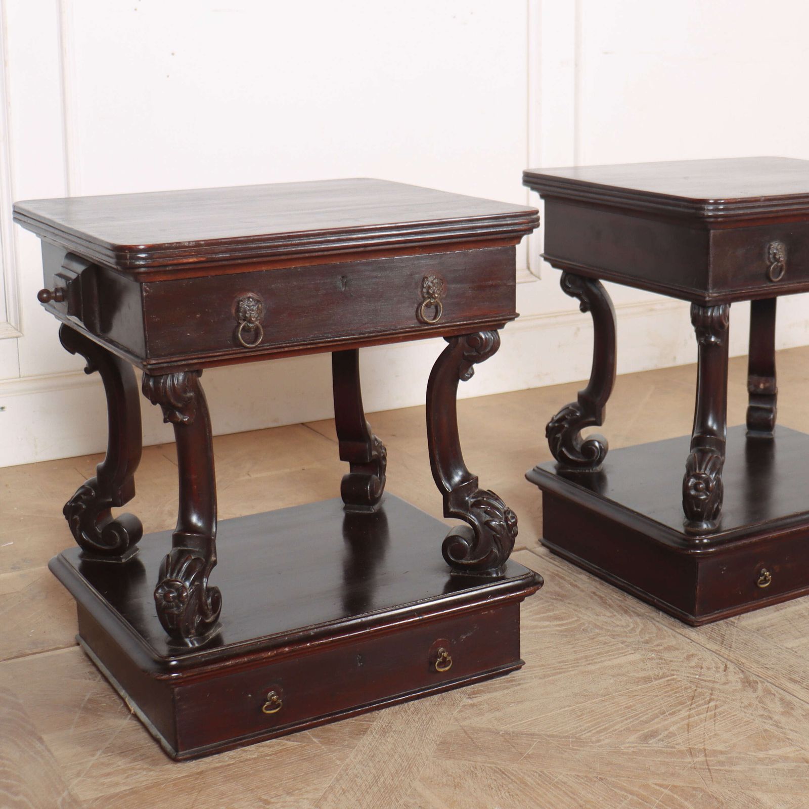 Pair Of Irish Bedside Tables, 1800s photo furniture