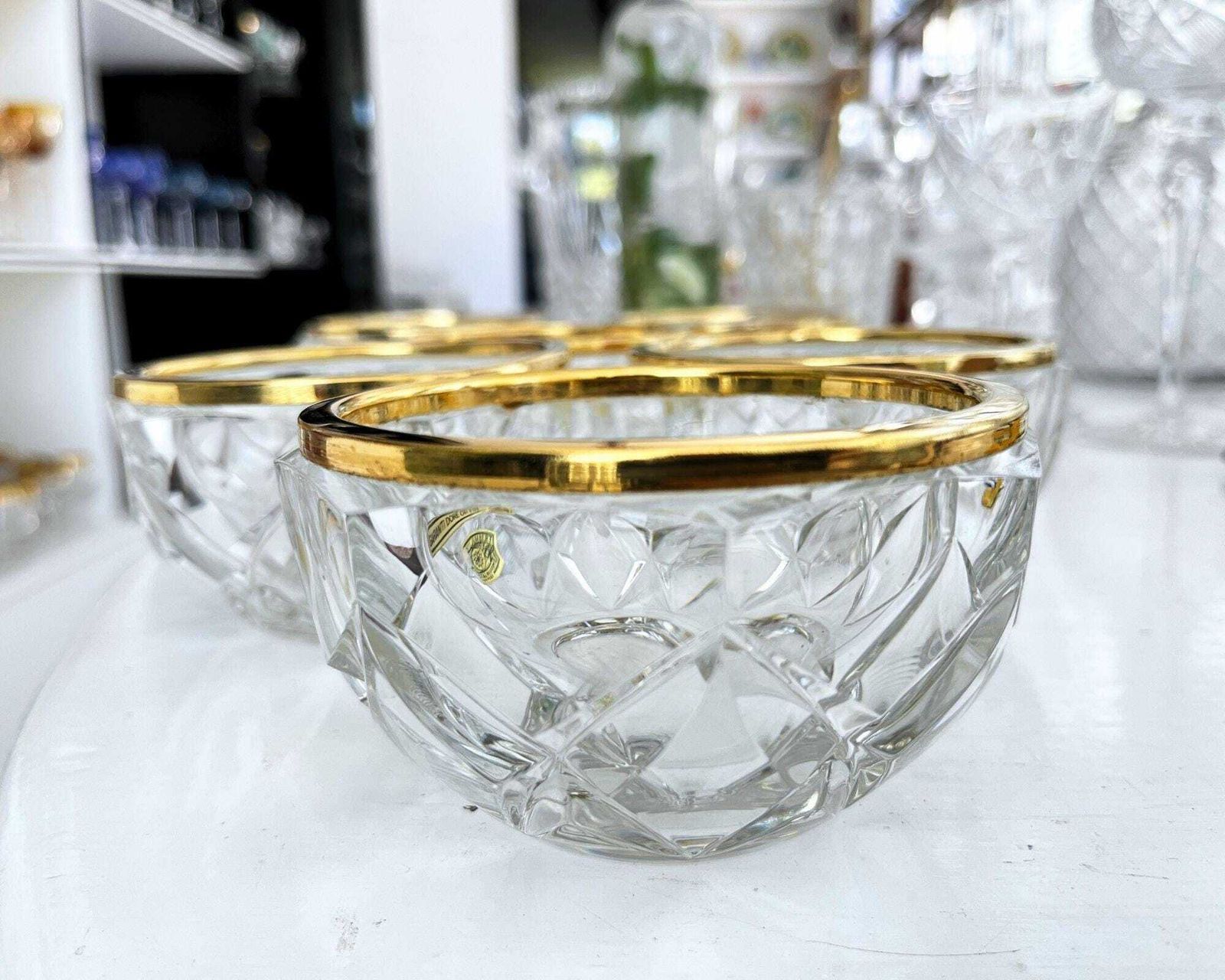 Val Saint Lambert | Crystal Bowls | Finger Bowls | Set Of 6 photo furniture