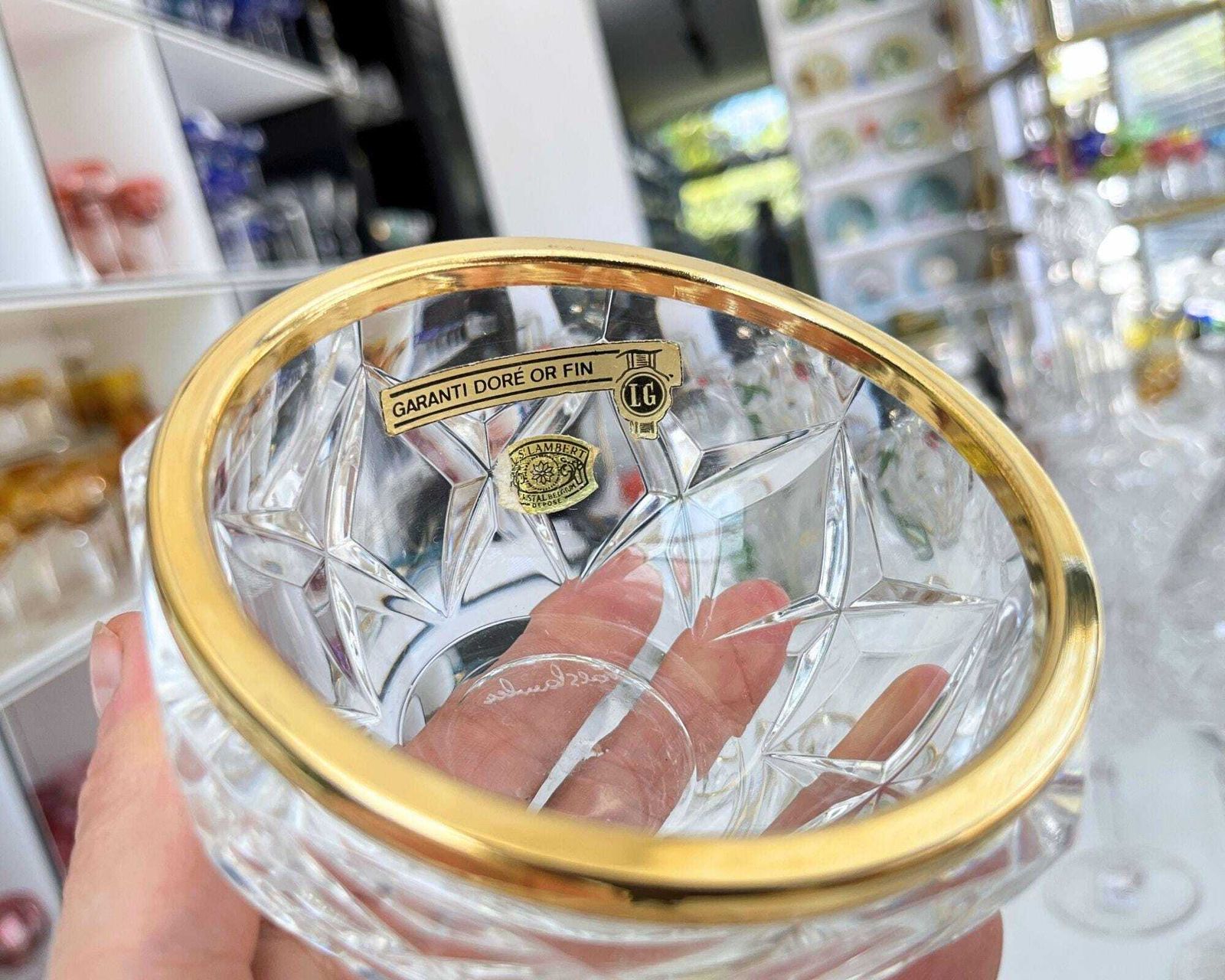 Val Saint Lambert | Crystal Bowls | Finger Bowls | Set Of 6 photo vintage