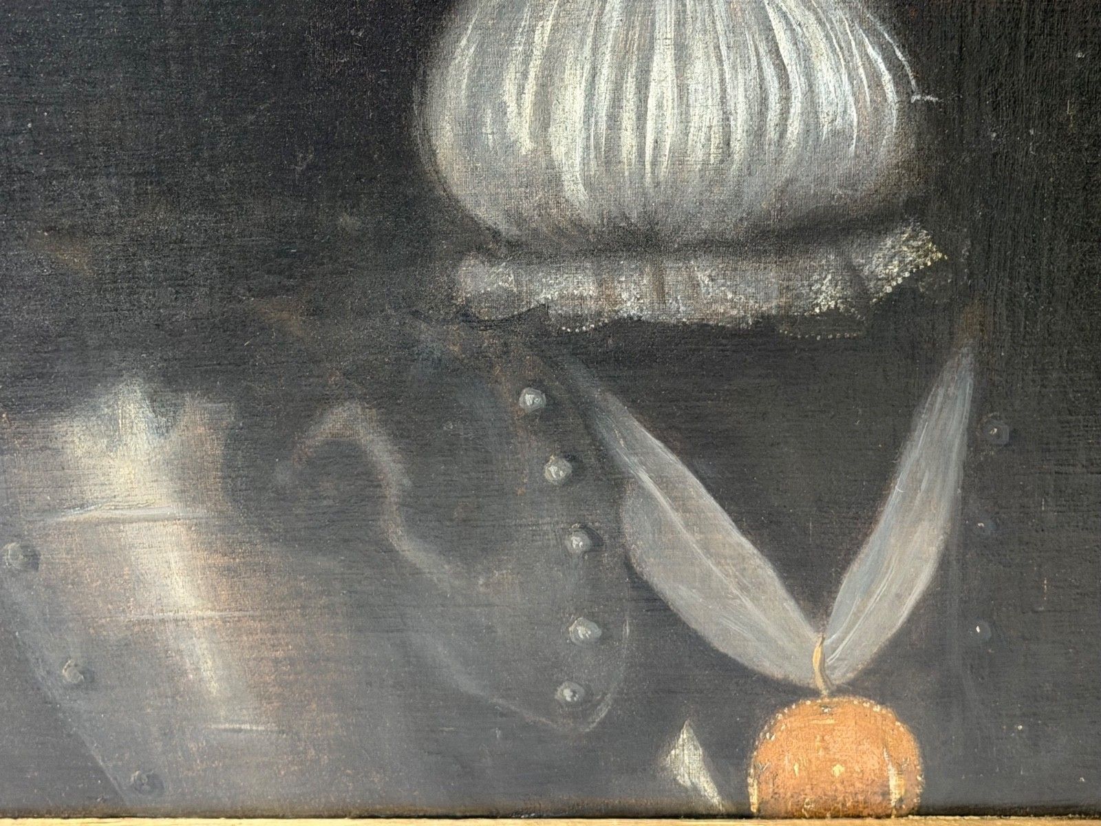 photo vinterior 19th Century Oil Portrait Painting Of King Charles II Wearing The Royal Garter After Sir Peter Lily Gilt Framed
