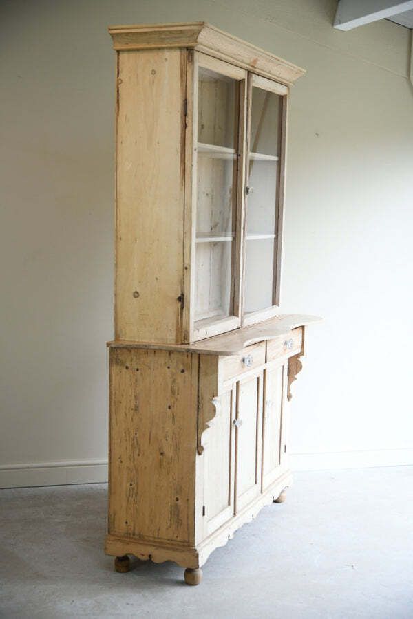 Antique Glazed Pine Dresser, 19th Century photo Furniture