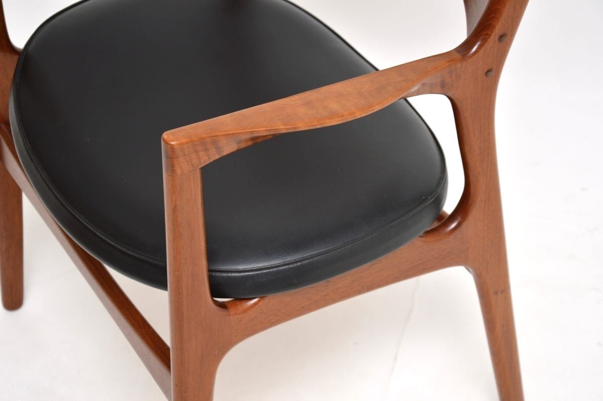 Danish Vintage Teak Carver Desk Chair / Armchair By Erik Buch photo vintage