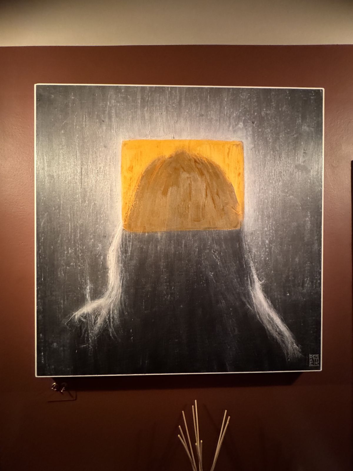 Cristiano De Matteis – Tribute To Rothko, Contemporary Italian Painting photo for sale