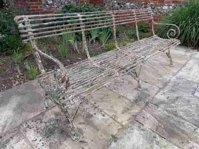 Arras 2m Bench, 1800s photo vinterior