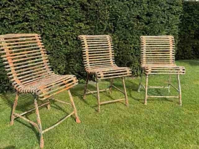 photo for sale Arras Garden Chairs, 1800s