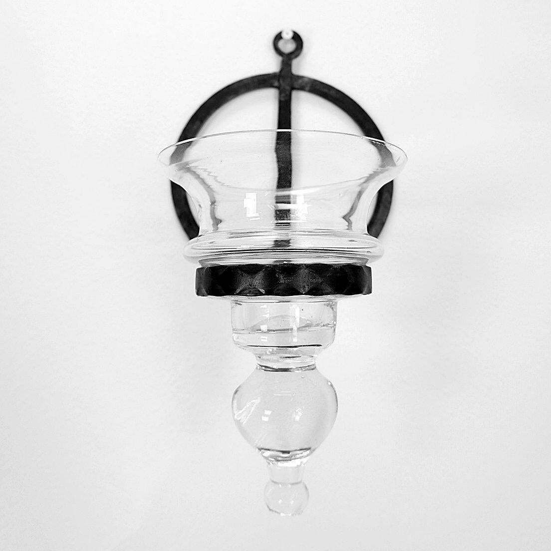 Wrought Iron And Glass Candle Lantern By Bertil Vallien For Boda   1960s photo buy