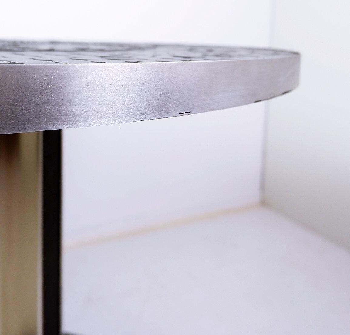 Pedestal Or Table In The Style Of Raf Verjans   Belgium 1970s photo vintage