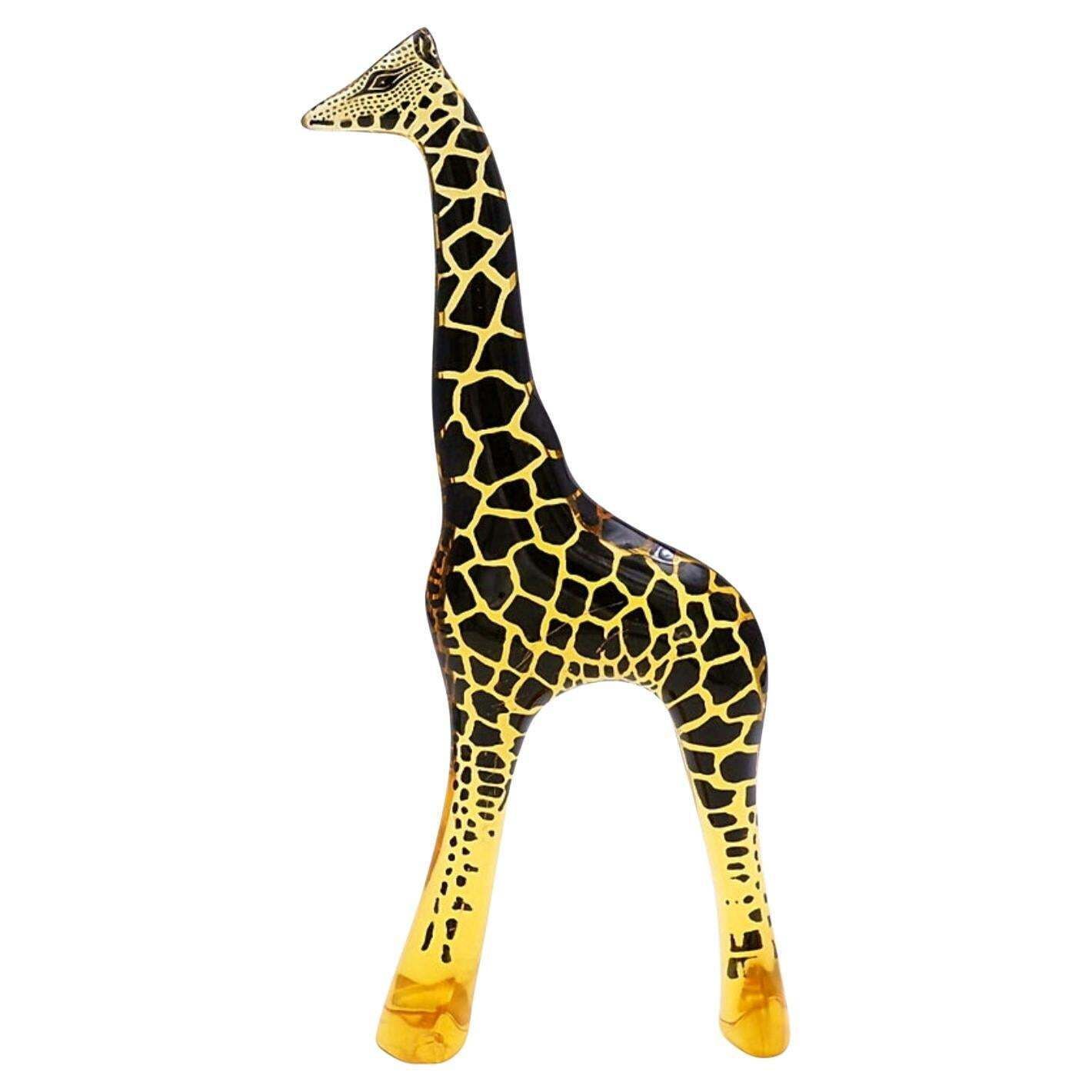 Abraham Palatnik Giraffe Lucite Acrylic Sculpture Figurine   Brazil 1970s