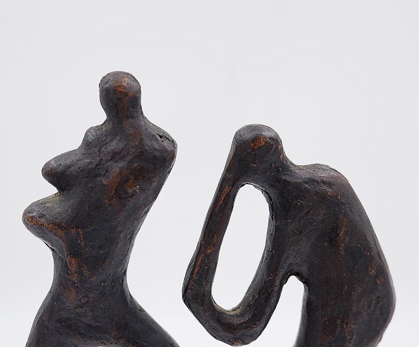 Klausvan De Locht Bronze Sculpture, Brutalist Style, Germany, 1980s photo for sale