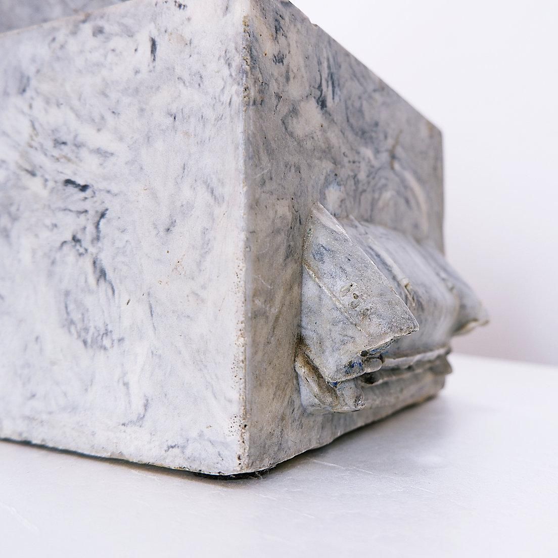 Cast Resin Sculpture "La Mort De L'automobile" Of The Work Of Fernand Flausch photo vinterior