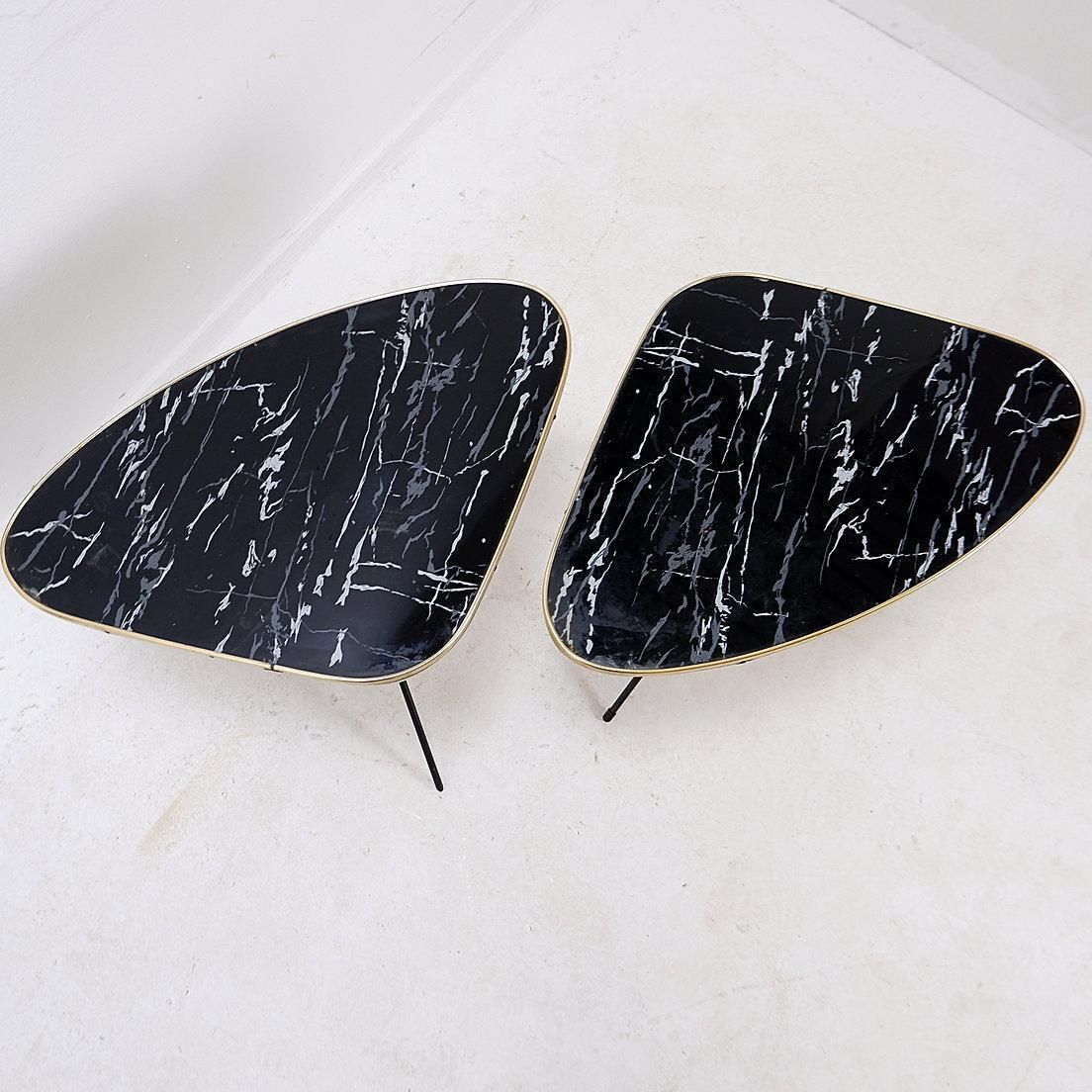 Pair Of Atomic Expo Tripod Tables From Erdal, 1950s photo 424.0