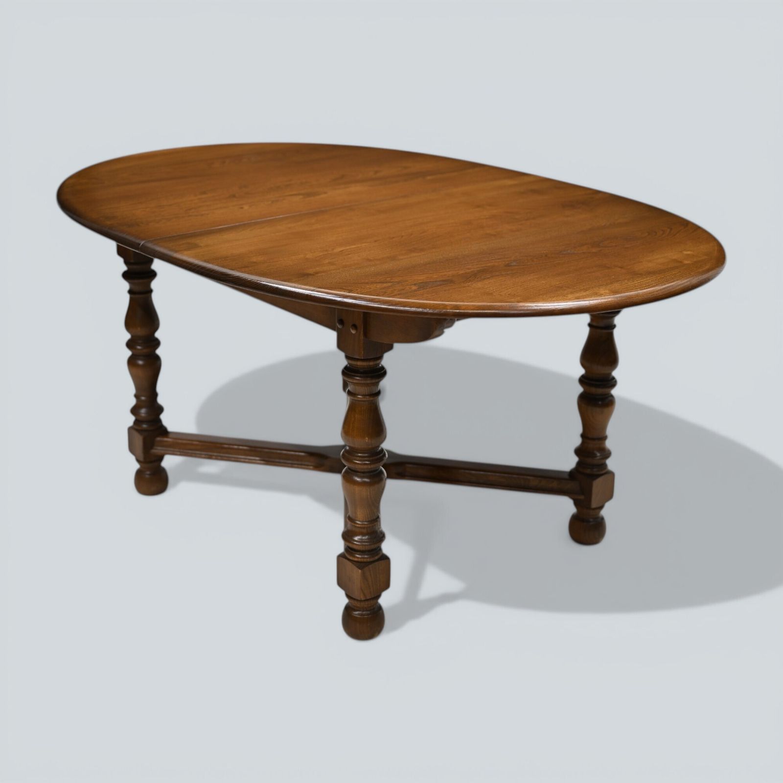 photo vintage Ercol Extending Dining Table D End Seats 10 Golden Dawn # 705 Free Uk Delivery*