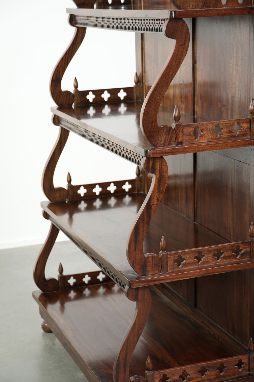 photo for sale Ornate Wooden Kitchen / Leg / Bookcase With A Charming And Timeless Classic English Look From The 20th Century