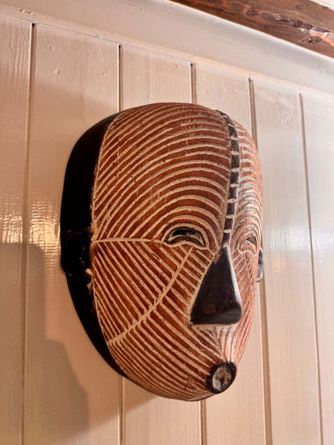 Hand Carved Songye Kifwebe Mask From The Democratic Republic Of The Congo. photo furniture