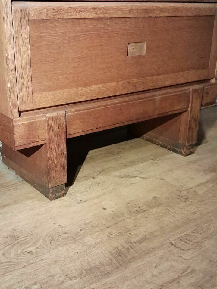 Pair Of Tall Mid Century Er Staverton Barrister Bookcases Silid Oak photo for sale