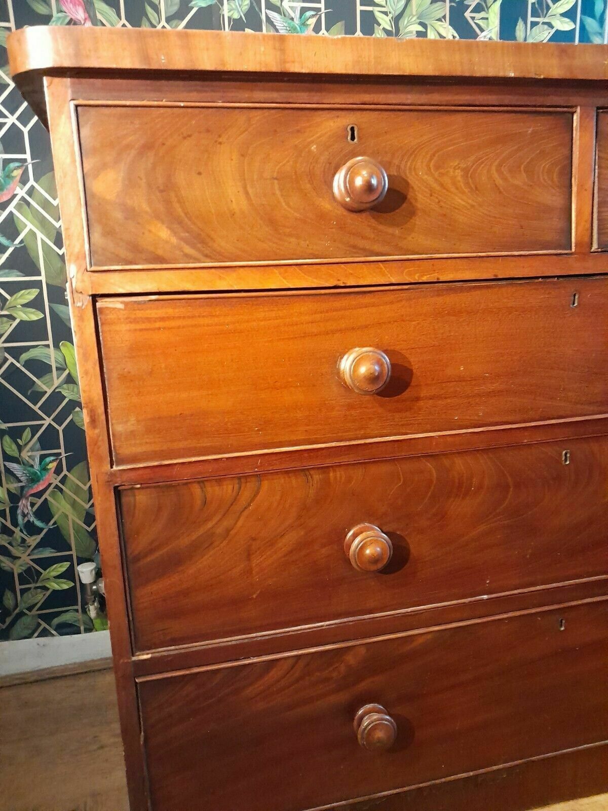 Large Victorian Chest Of 2 Short Over 3 Long Drawers photo furniture